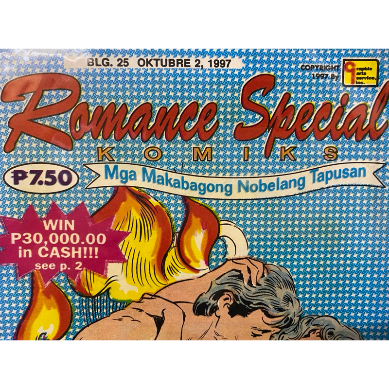 Vintage Tagalog GOLDEN DRAMA komiks ROMANCE SPECIAL magasin Romance