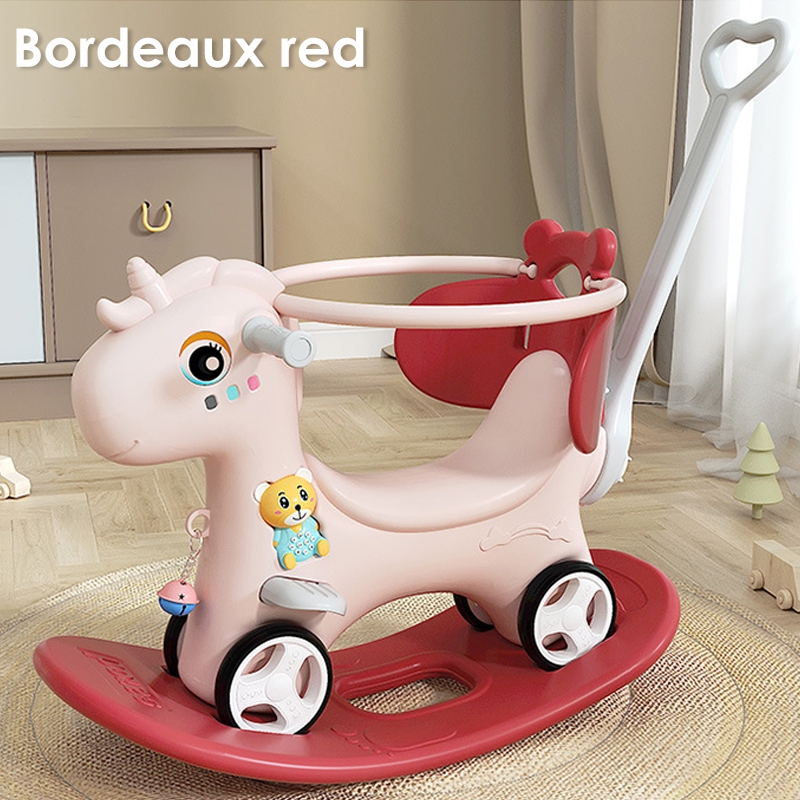 Horse Toy Ride Rocking Chair for Baby Rocking Horse for Kids Trojans ...