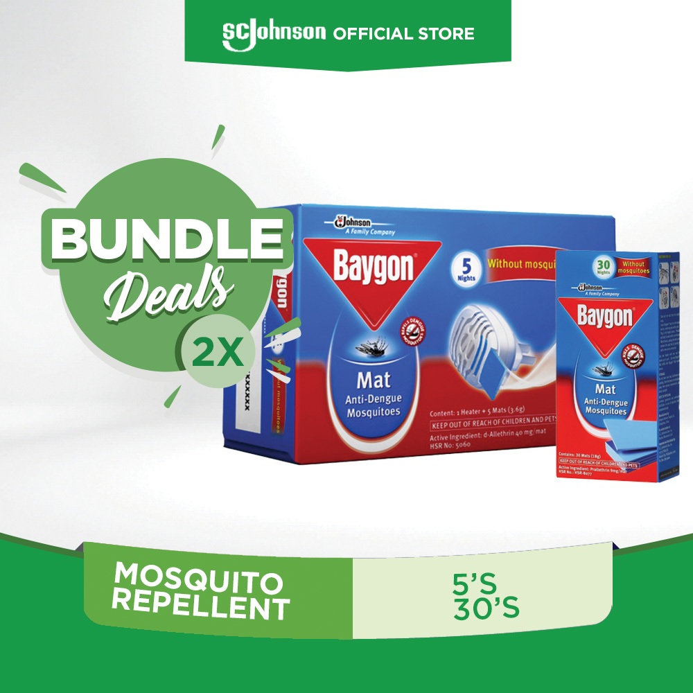 Baygon Mats Starter and Refill 30s Set Shopee Philippines