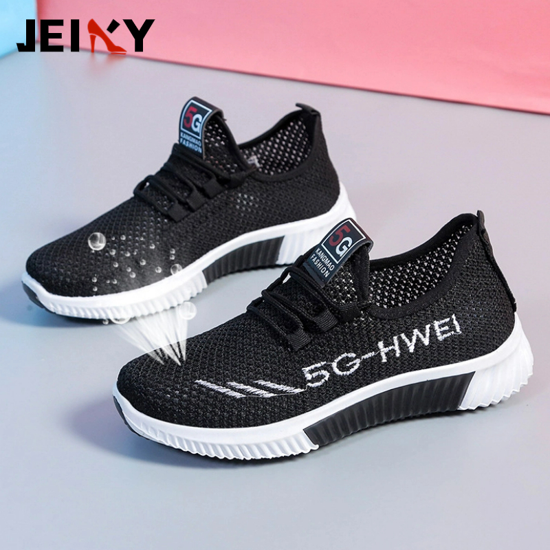 JEIKY Ladies 5G Light Breathable Shoes LowCut Running Sneakers B212