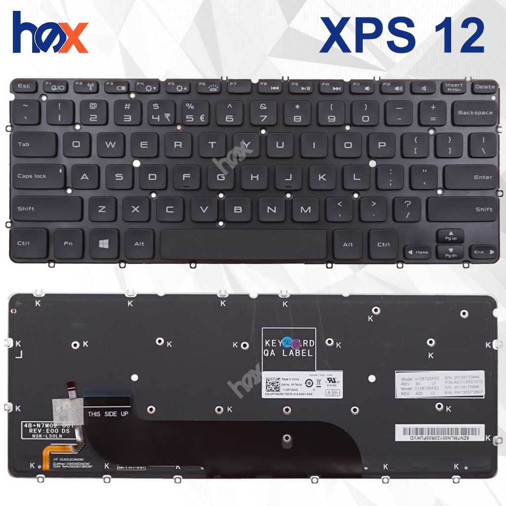 Dell Xps 12 13 13z L321 L322 9q23 9q33 9333 9q34 L221xps13r 13d 13r Ultrabook Laptop Keyboard 1038