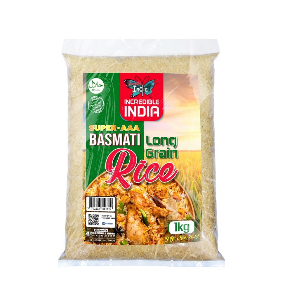 Super-AAA Basmati Long Grain Rice 1kg | Shopee Philippines