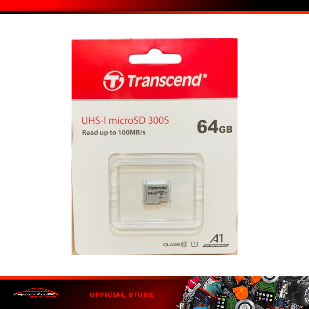 Transcend UHSI microSD 300s 64GB Class 10 A1 Shopee Philippines