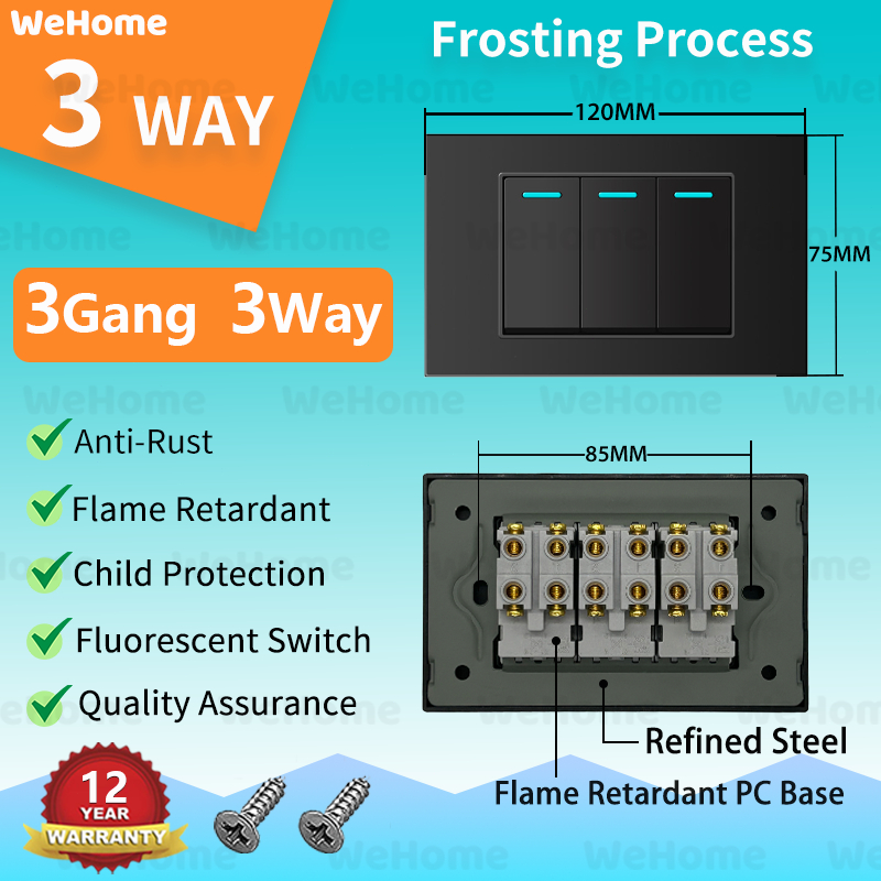 WeHome Switch Outlet Wide Series Universal Socket Home Light Switch