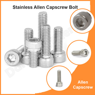 M8 Allen Bolt A2-70 Stainless Steel Socket Cap Screws Hex Key Head Screws  (M8*10 mm - 1PCS)