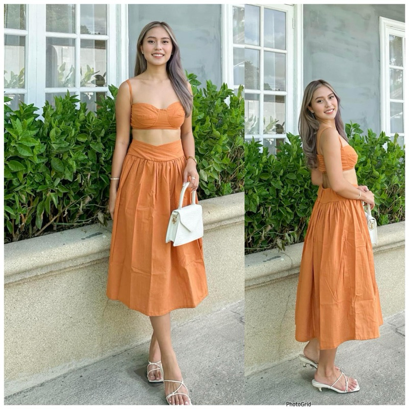 SET TOP & SKIRT smallsemi large matilda.clothing Shopee