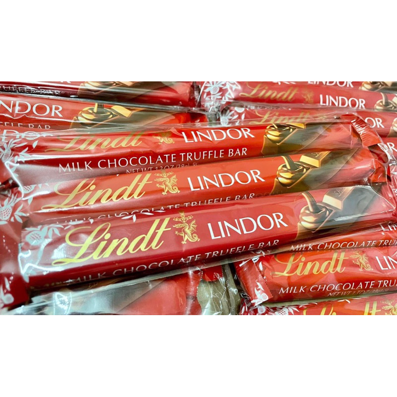 Lindt Lindor Milk Chocolate Truffle Bar 38g Shopee Philippines