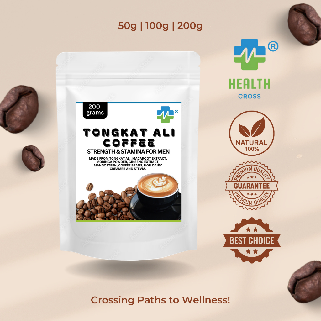 Healthcross Tongkat Ali Coffee for Strength and Stamina, enhance libido ...