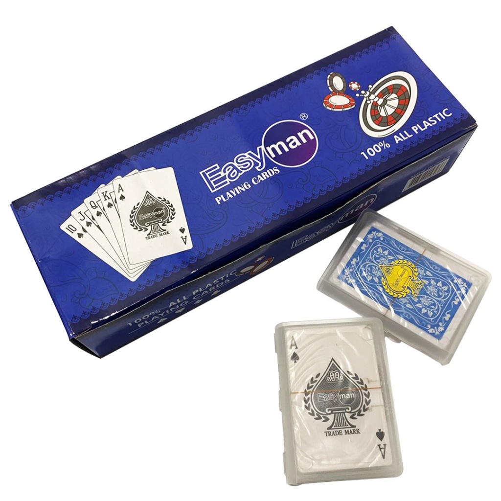Baraha Waterproof Plastic Playing Cards With Hard Case Poker Cards ...