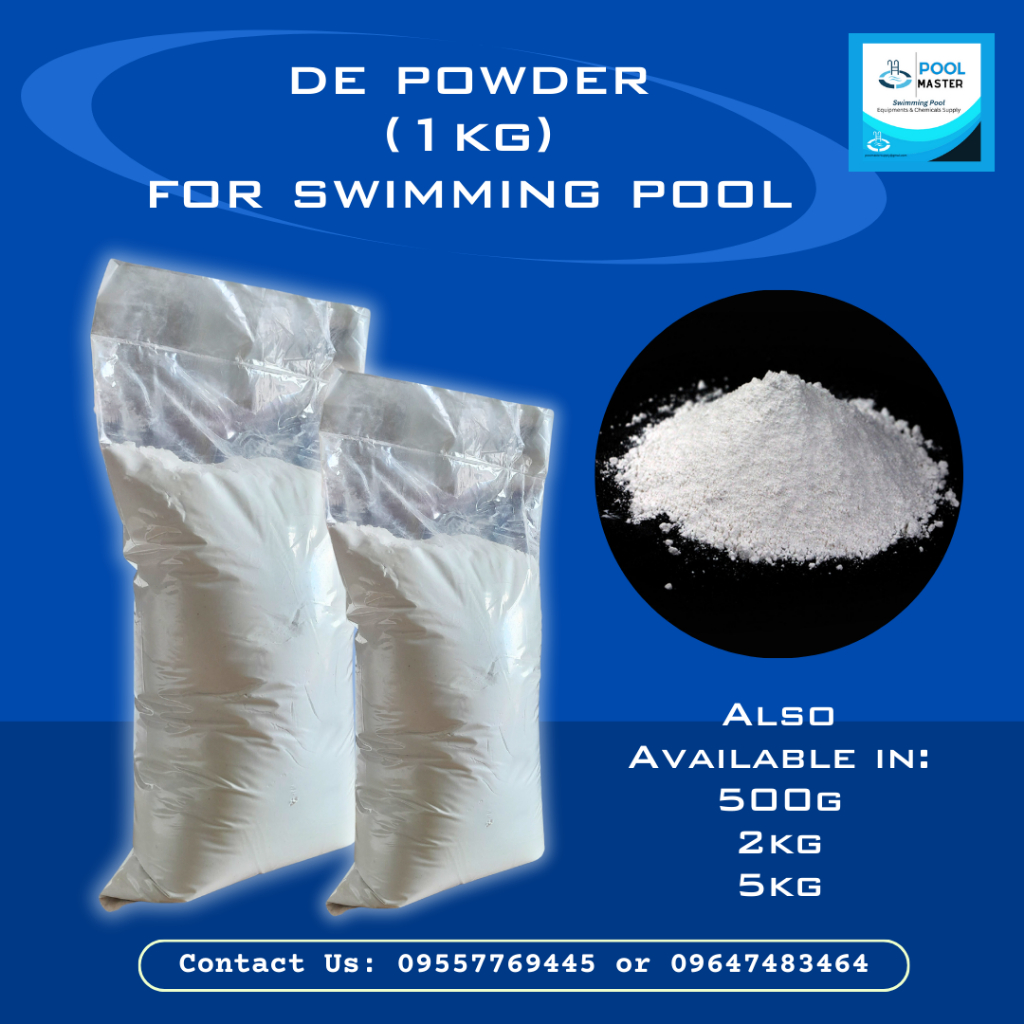 DE Powder For Swimming Pool 1kg (USA) Shopee Philippines