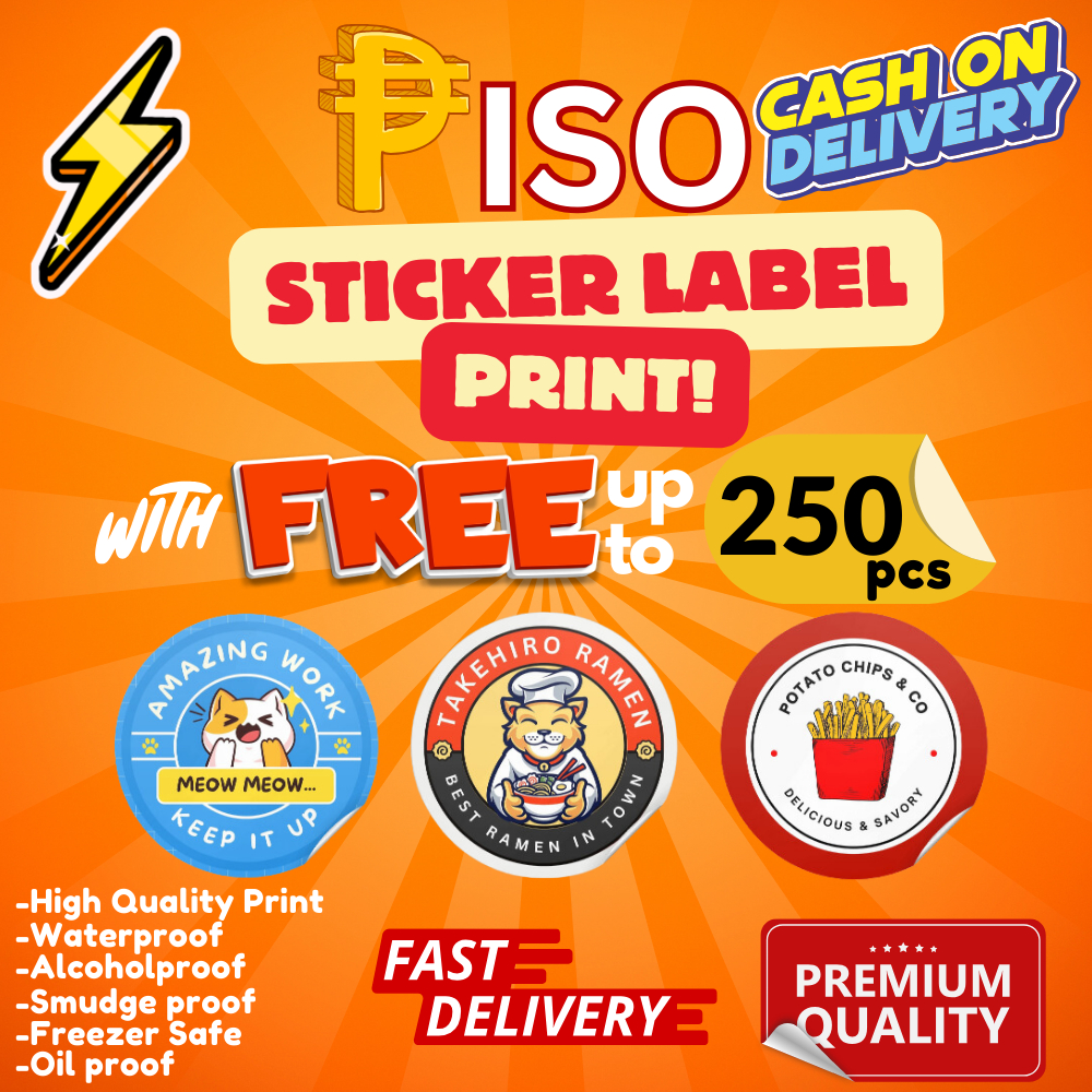 Waterproof Sticker Labels -  Philippines