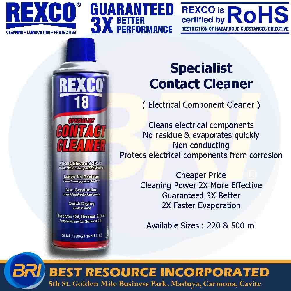 REXCO [Cleaning-Lubricating-Protecting] Rexco-18 Specialist Contact ...