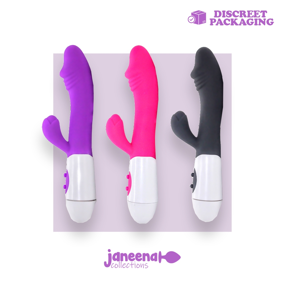 Janeena Dual Rabbit Multi-Speeds Clitoral Dildo Vibrator Sex Toys for Girls  and Women - Purple | Shopee Philippines