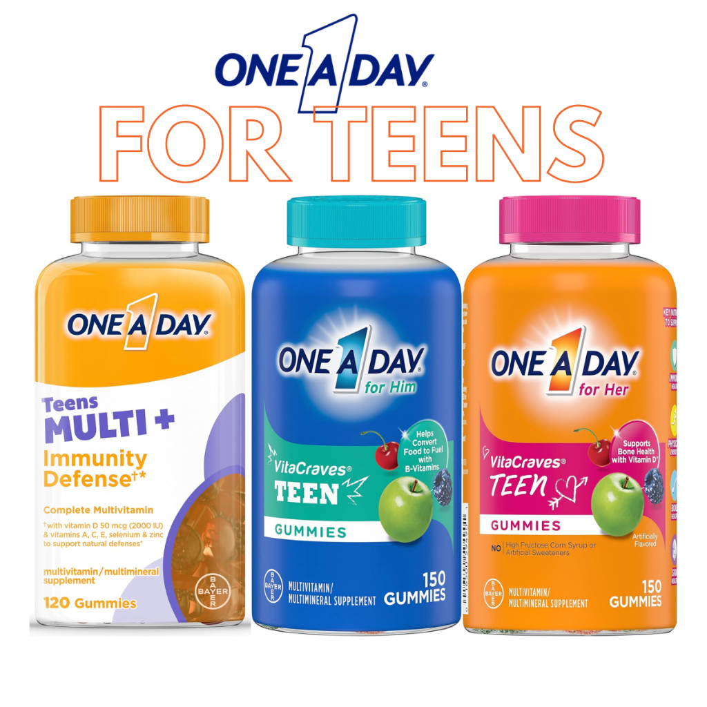 ONE A DAY Multivitamin Gummies for Teens see Expiration dates at