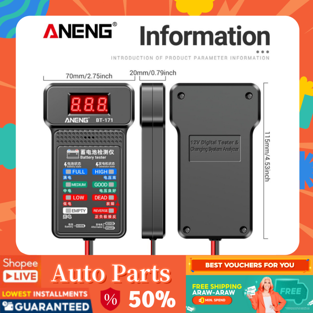 8. Aneng Bt-171 12V