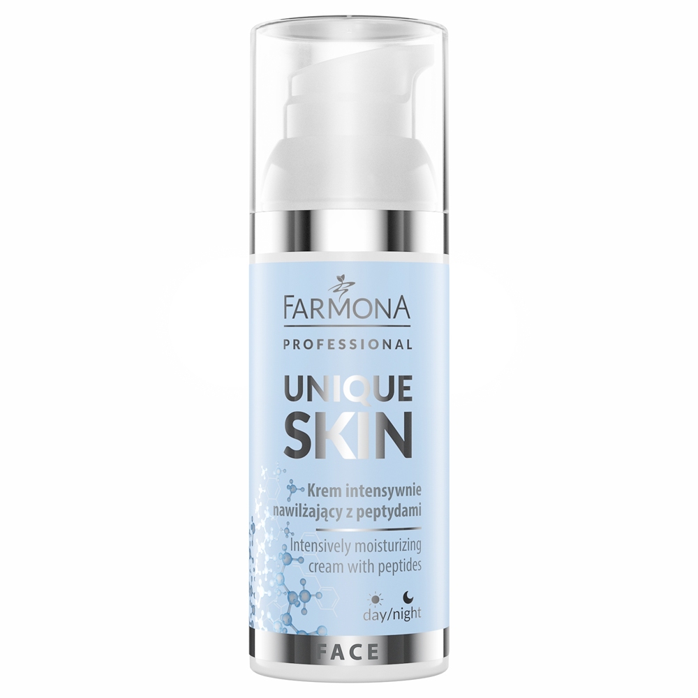 UNIQUE SKIN Intensively moisturizing cream with peptides 50 ml | Shopee ...