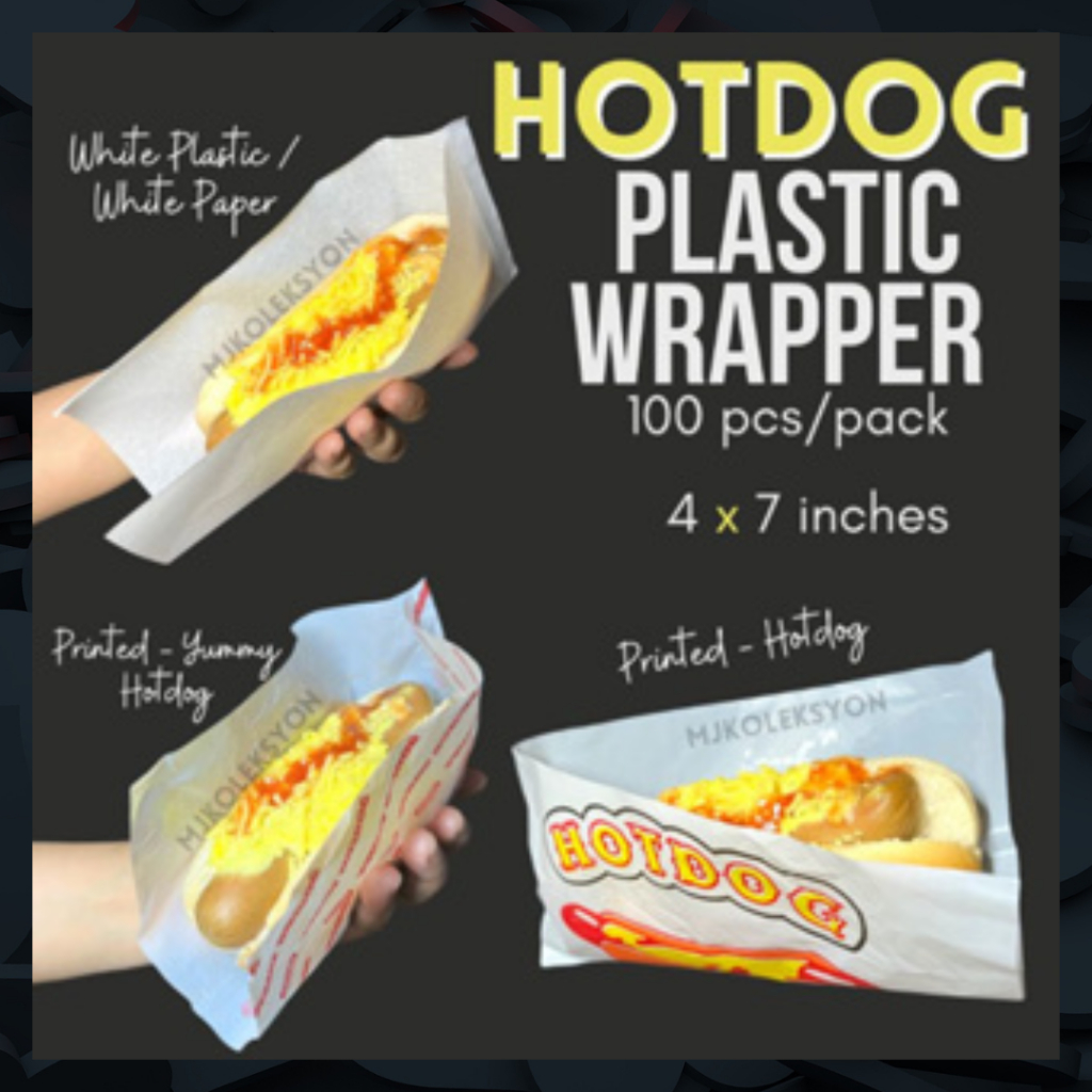 Hotdog Plastic Wrapper 100pcs per pack 4x7inches | Shopee Philippines