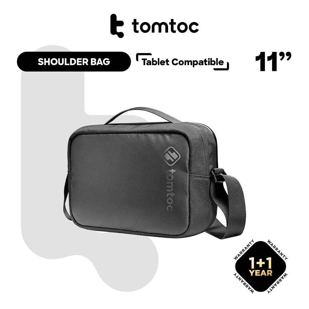 tomtoc 11 Inch Urban Commute Crossbody Shoulder Bag Men iPad 10.2