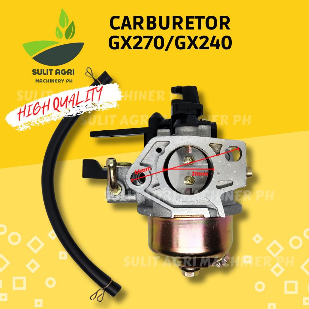 Honda GX270 GX240 Carburetor Carb Carburator for Gasoline Engine 8hp ...