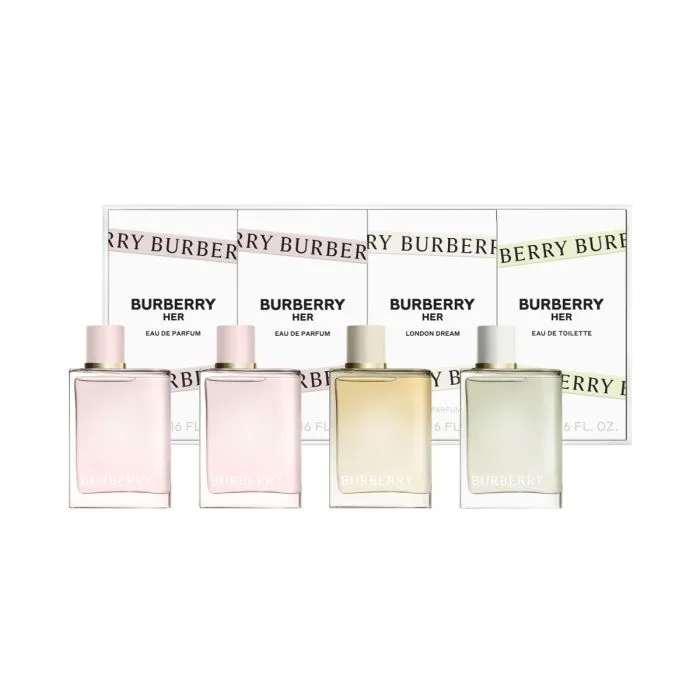 Burberry women's mini 2024 set 4 piece