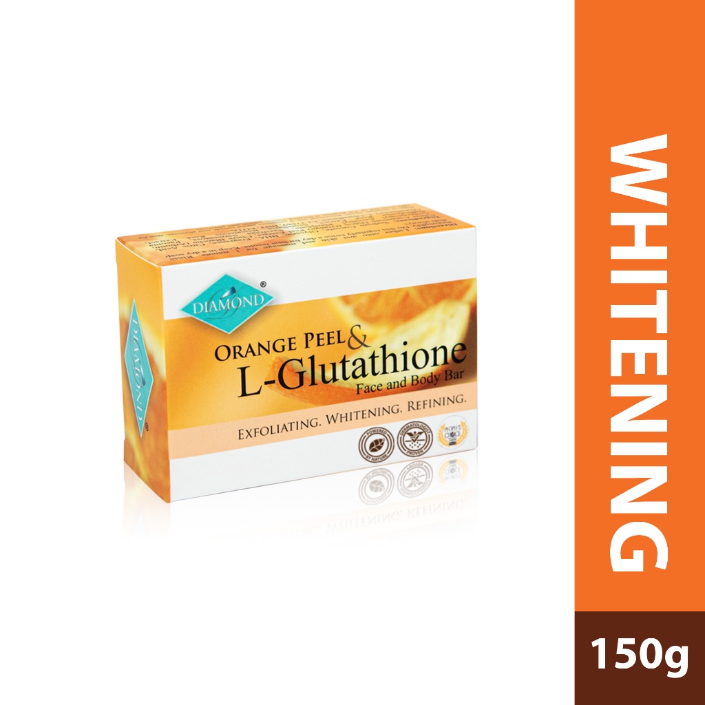 l-glutathione soap Diamond Orange Peel and L-Glutathione (Whitening Soap) 150g, 1 pc