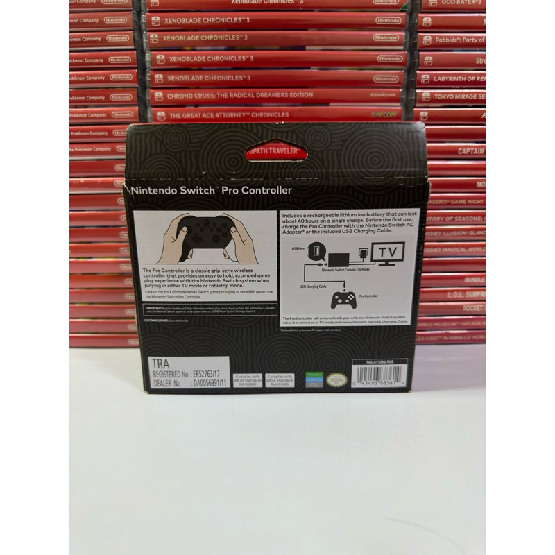 Authentic Nintendo Switch Pro Controller (Procon) Zelda Tears of the ...