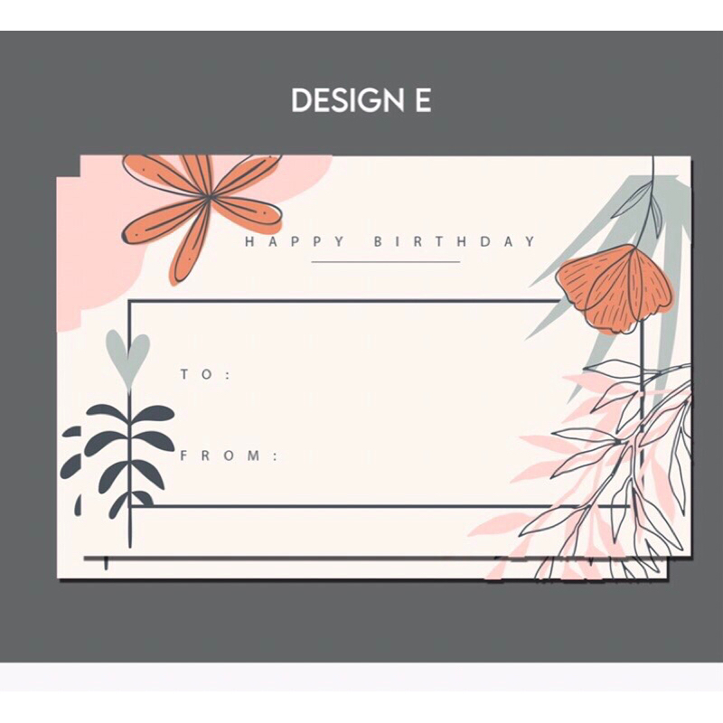 20 Pcs Personalized Greeting | Gift Card / Sticker | Shopee Philippines