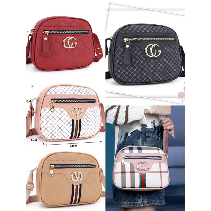 Mini Shoulder Bags 9colors 363 1and 363 2 Shopee Philippines
