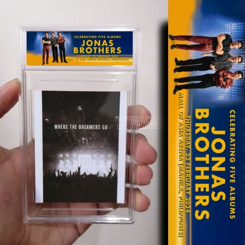 JONAS BROTHERS Manila Concert 2024 Ticket Case! Shopee Philippines