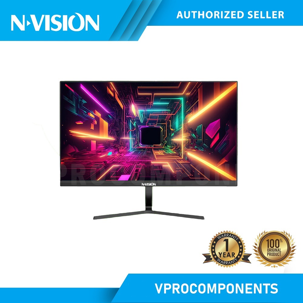 Nvision N2455PRO-B 100Hz 24 Inch Gaming Monitor| IPS Panel| Black ...