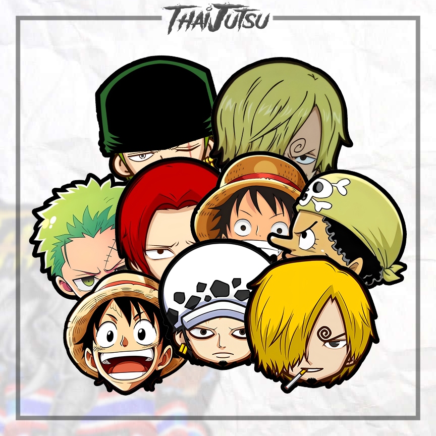 ONE PIECE | ANIME STICKER HEADS ( ANIME VINYL STICKER DECALS ) | Shopee ...