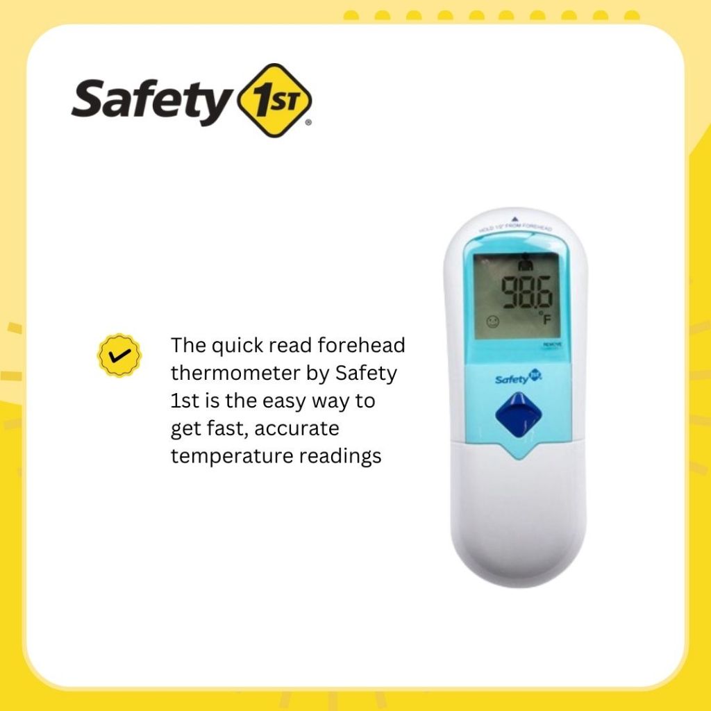 Safety 1st Easy and Quick Read Baby Forehead Base Thermometer Shopee