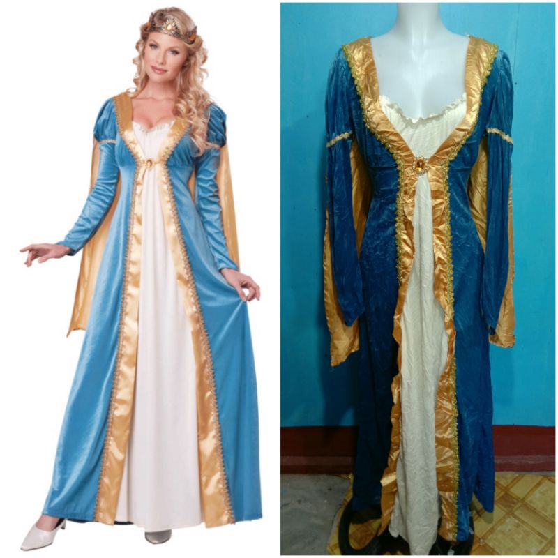 R E N T Elegant Empress Medieval Renaissance Queen Princess Women Goddess Costume Preloved