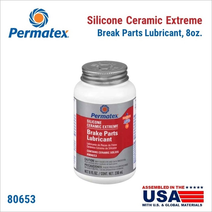 Permatex Silicone Ceramic Extreme Brake Parts Lubricant, 8 oz. - 80653 ...