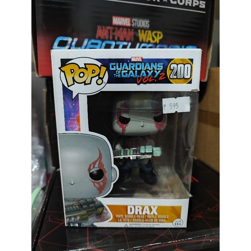 Funko Pop Marvel - Drax 200 Guardians of the Galaxy Volume 2 Funko Pop ...