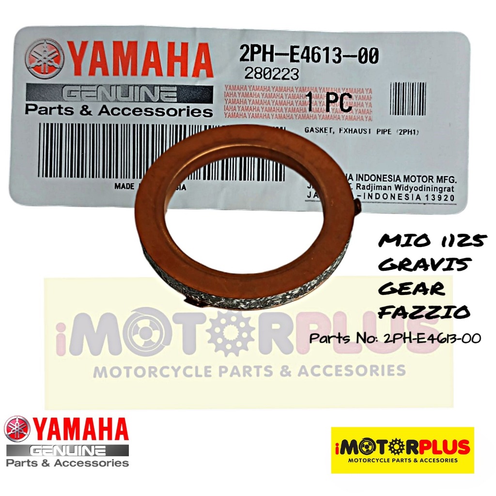 YAMAHA GENUINE PARTS EXHAUST GASKET [2PHE461300] for MIO i125/GRAVIS
