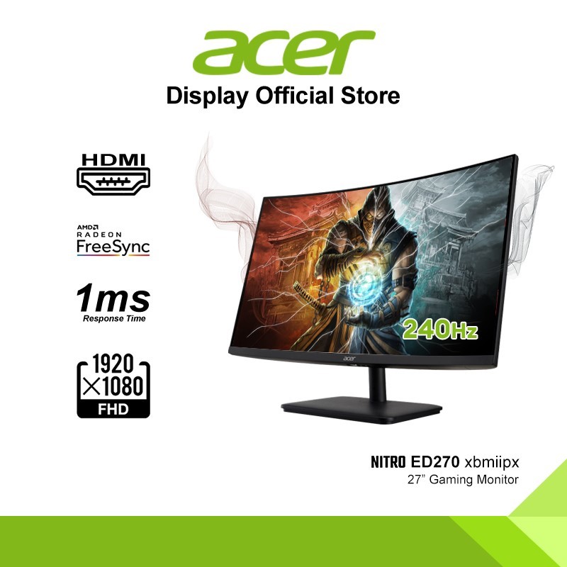 Ecran ASUS Tuf Gaming VG27VQM 27 FHD - Curved - 240 Hz -Tunisie