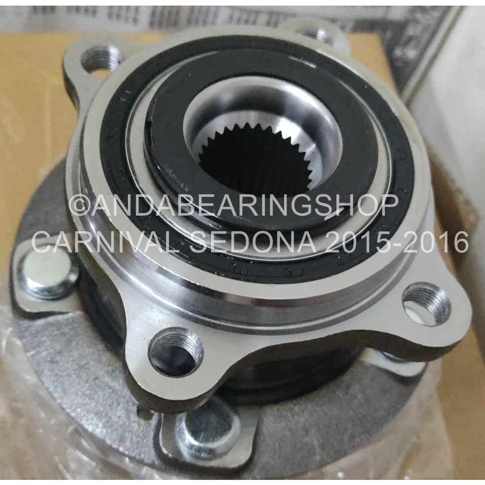 thumbnail interactive-video image 1 of Front Wheel Bearing & Hub Assembly For KIA Carnival / Sedona 1999-2005 - 39mm, NTY Brand, Driver & Passenger Side 1 of 4