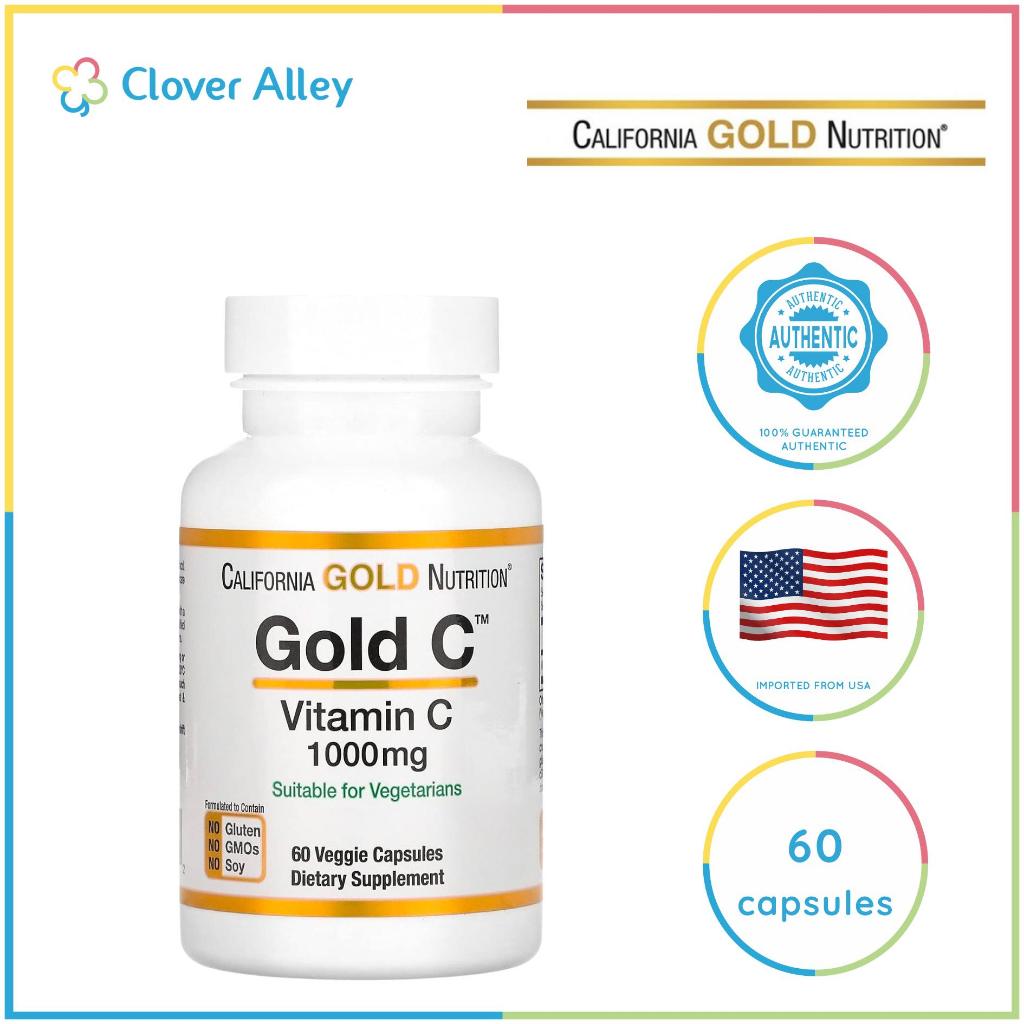 California Gold Nutrition Gold C Vitamin C 1000 mg 60caps (04/2024 ...