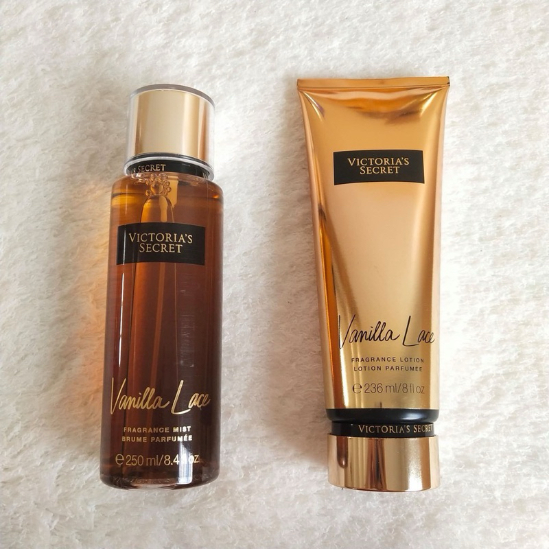 Victoria's Secret Vanilla lace Perfume 250ml Lotion 236ml | Shopee ...