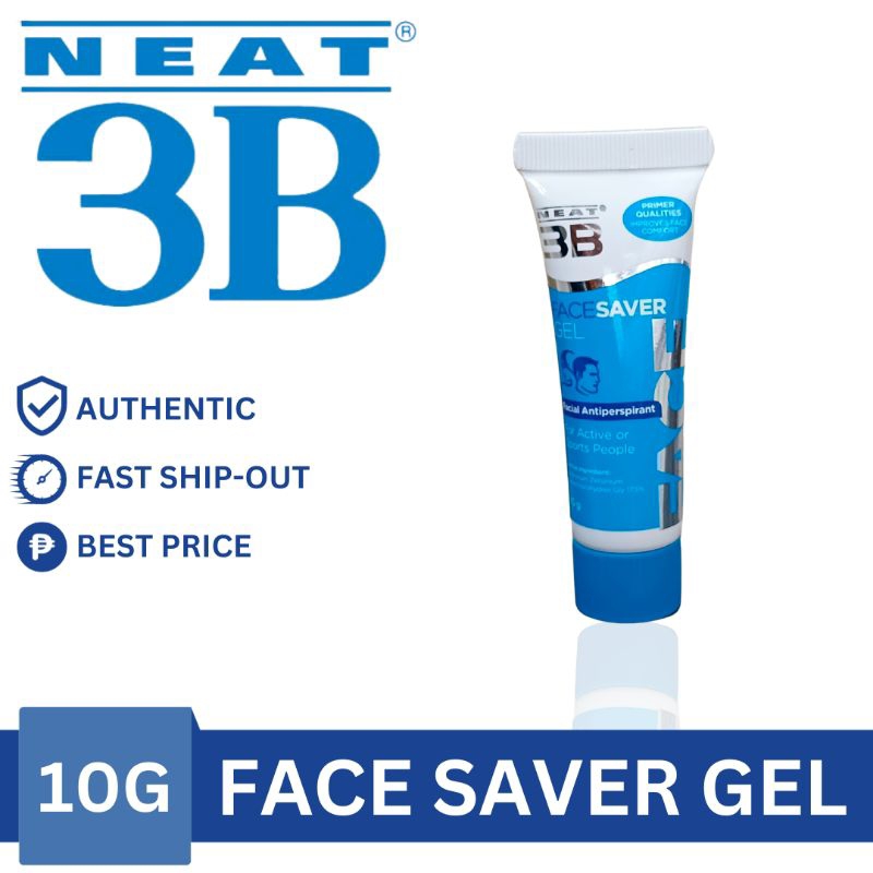Neat 3b Face Saver Gel 10g Facial Antiperspirant Shopee Philippines