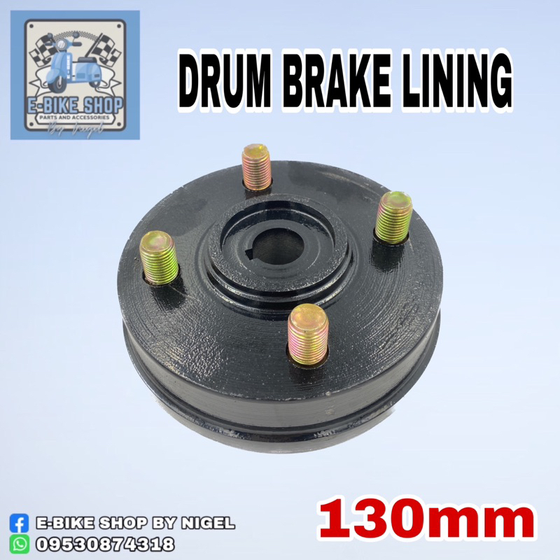 EBIKE DRUM BRAKE LINING HEAVY DUTY STEEL METAL Shopee Philippines