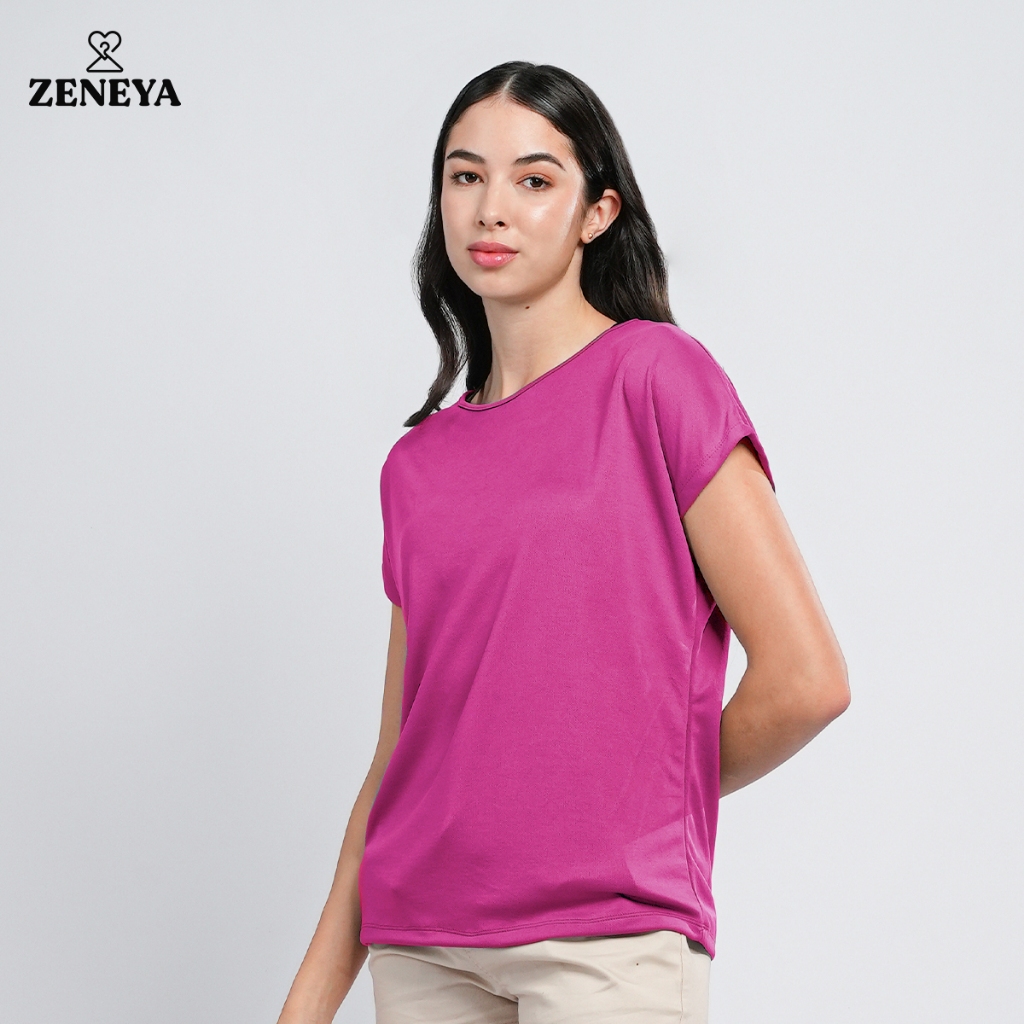 Zeneya Drifit Dri Fit Drape Shirts For Women Sportswear Gym Wear Dry Fit Plain Top Tops T Shirt Tee Shopee Philippines