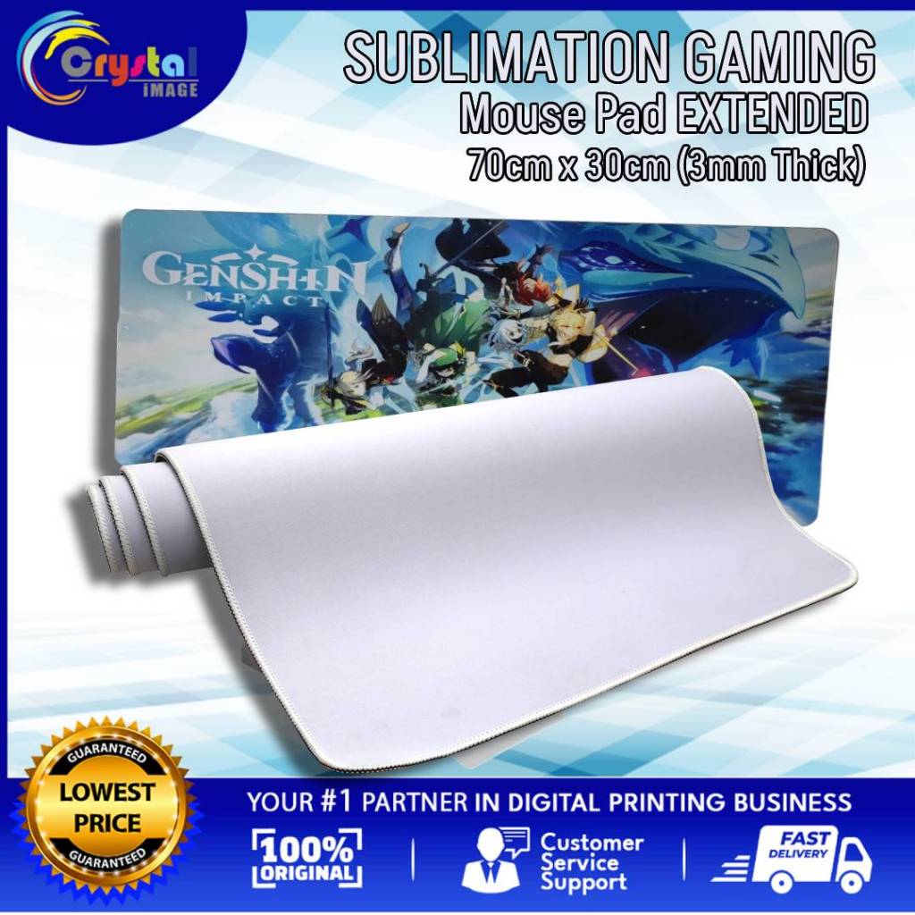 3mm Rectangle Mouse Mat Blank Sublimation printing Heat Press for computer