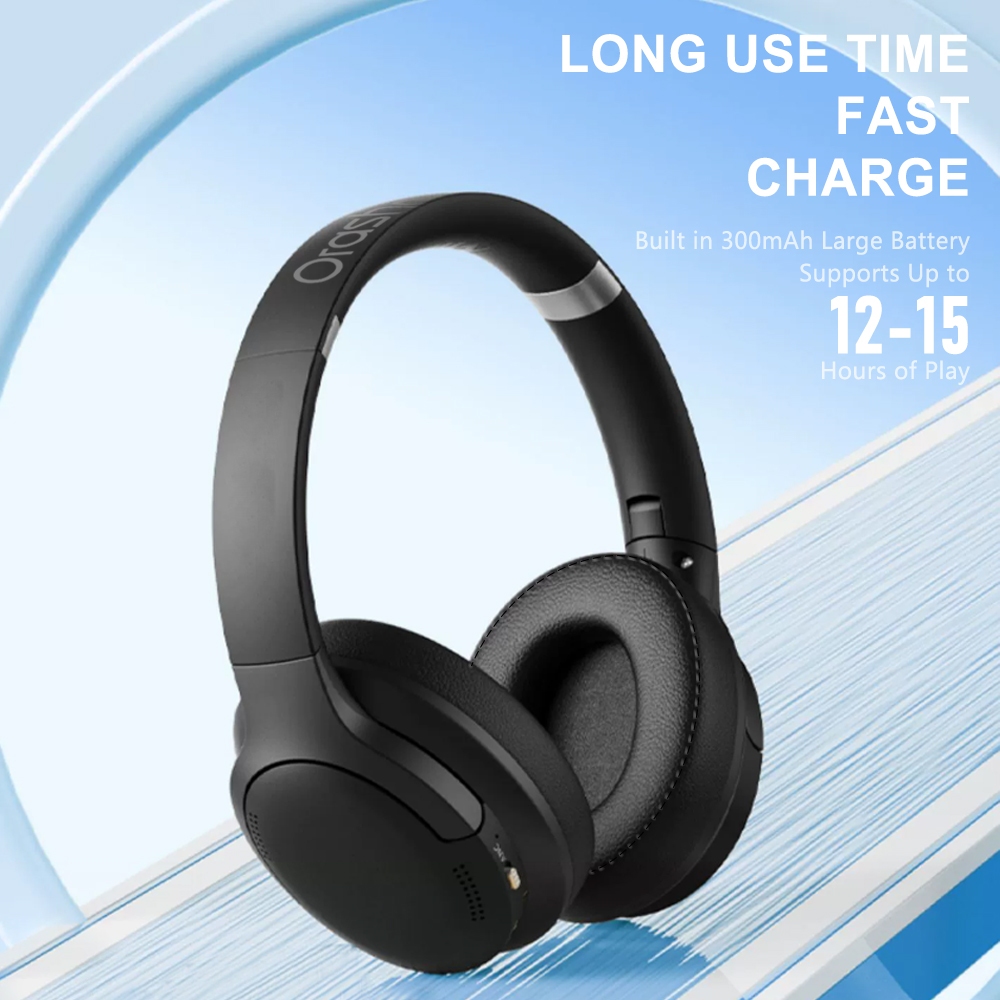 Orashare HS01 Wireless Bluetooth 5.3 Headphones ANC Noise Reduction ...