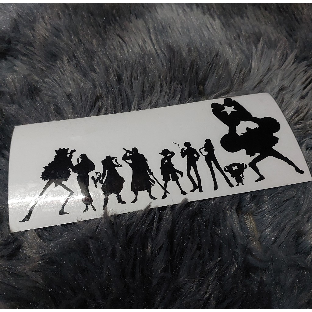 One Piece Strawhat Crew Car Sticker zoro sanji luffy chopper Nami ...