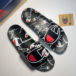 Champion ipo repeat black slide sandals hot sale