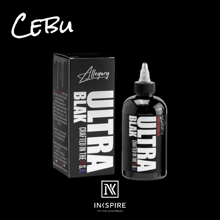Allegory ULTRA BLAK 8oz/Original USA-Tattoo Ink INKspire Cebu | Shopee ...