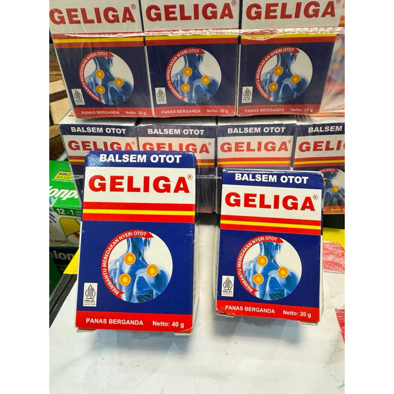 GELIGA BALSEM OTOT | MUSCULAR BALM 40g~20g | Shopee Philippines