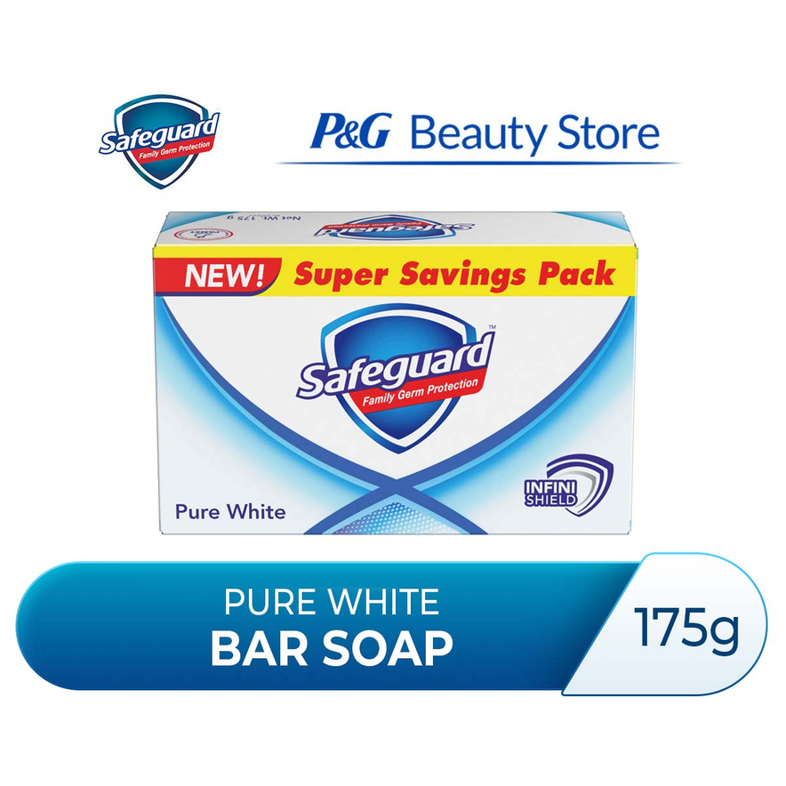 Safeguard Pure White Bar Soap 175g Shopee Philippines